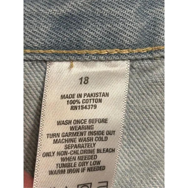 Aeropostale 18 High Waisted Cheeky Shorts Distressed Short Shorts nwt (4836) - Image 3
