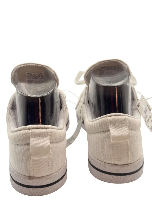 Adidas Size M 5.5 / W7.0 Unisex White Lace Up Canvas Sneakers - Image 6