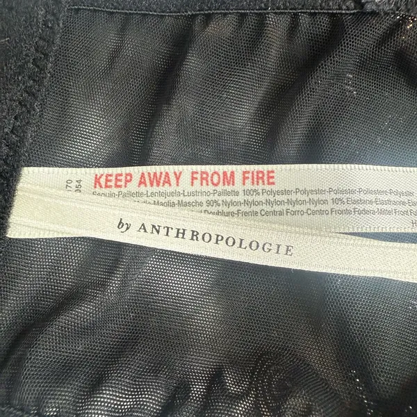 By Anthropologie Sequin Star Bralette W1366 Sz Medium - Image 11