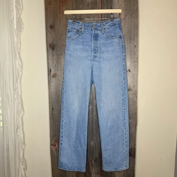 Levi's Light Blue Straight Leg Women's Jeans - Image 2