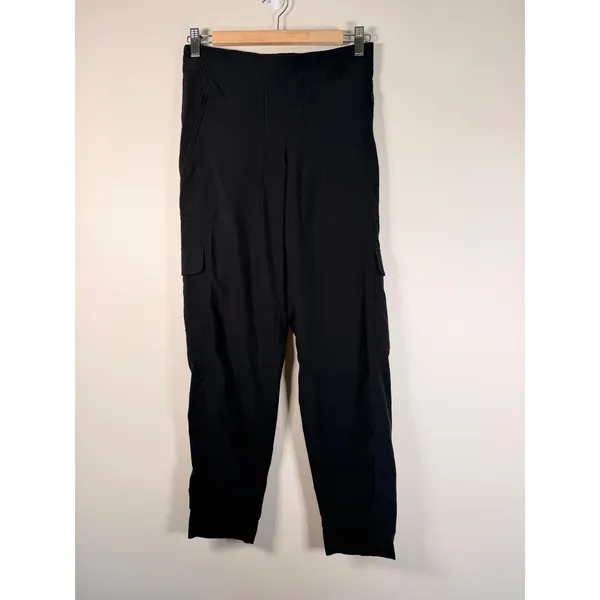 Athleta Headlands Hybrid Cargo II Pants Black High Rise Hiking Trousers Size 4 - Image 2