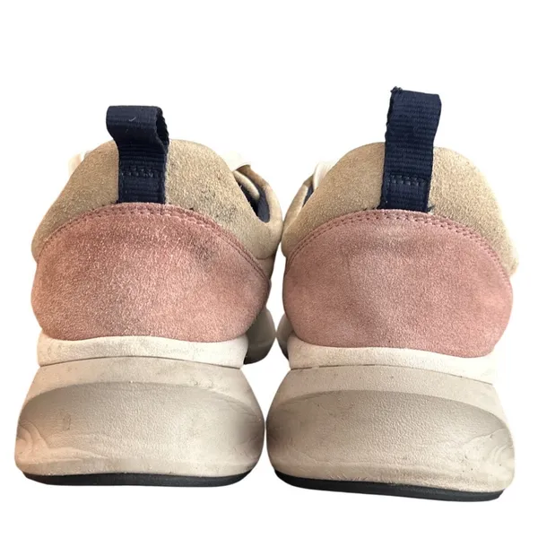 Tory Burch Good Luck Trainer Suede Chunky Sneakers Pink Moon Cream Size 10 - Image 5