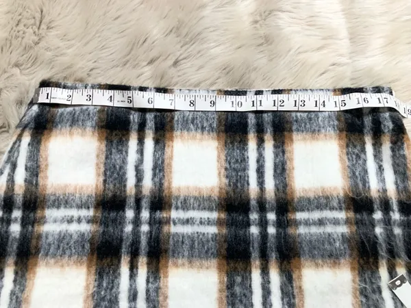Loft Brushed Plaid Mini Skirt Size 12 - Image 10