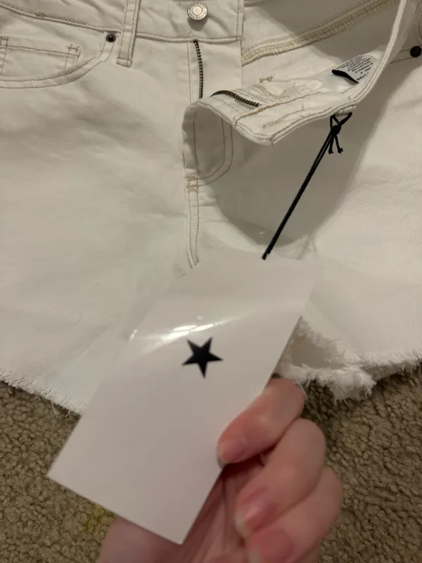 Vanilla Star Jeans White jean shorts - Image 3
