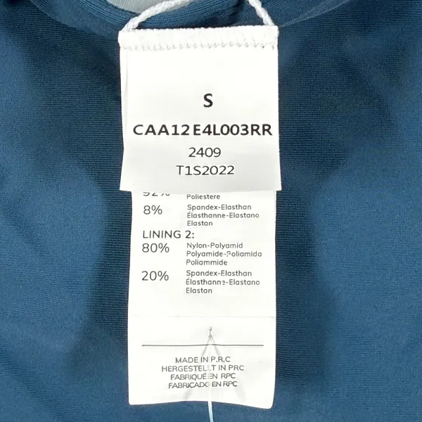 Cupshe Teal Blue Twist Front Halter One Piece Swimsuit CAA12E4L003RR Small NEW - Image 4