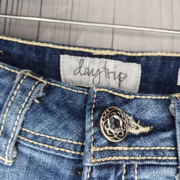 Daytrip Lyra Low Rise Bootcut Classic Blue Y2K Denim Jeans - Image 8