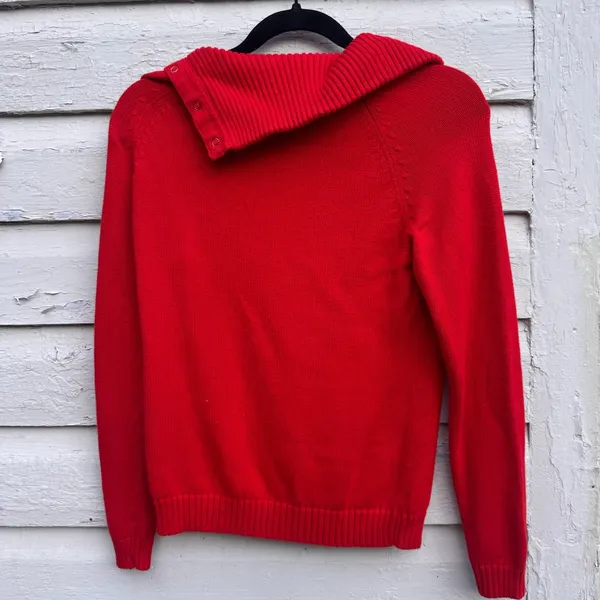 Ralph Lauren Vibrant Red Turtleneck Sweater - Image 3