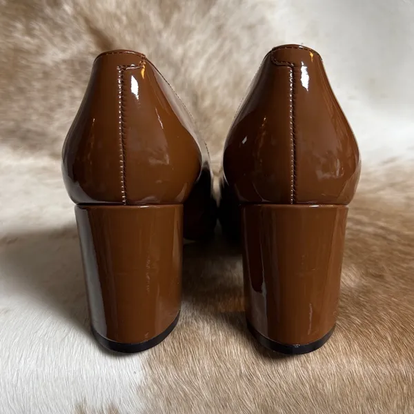 Marc Fisher Caitlin Slip-On Block‎ Heel Pumps D17 - Image 8