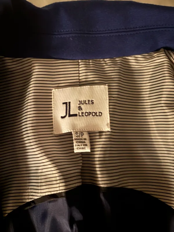 Jules & Leopold Cobalt Blue Nautical Blazer - Image 3