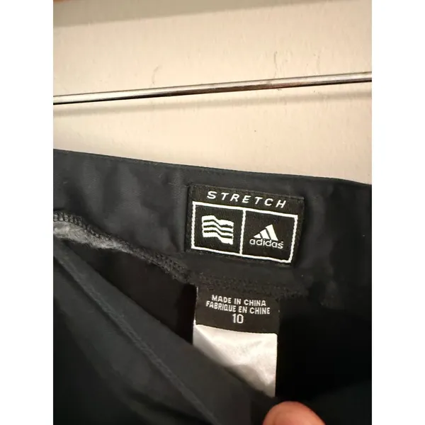 Adidas Golf Skort Women‎ 10 Black Stretch Mini Athletic Activewear Skirt - Image 2