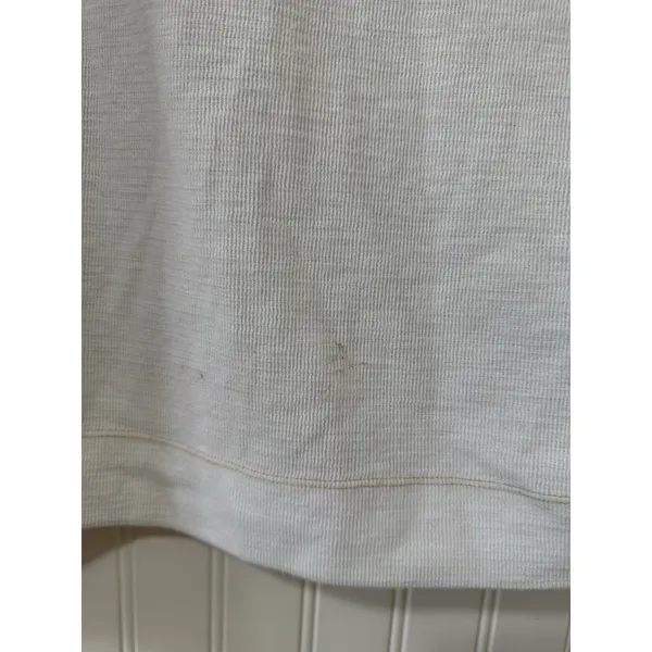 We the Free People‎ Ivory Nikala Zip Shoulder Sweater Women Size Medium Preppy - Image 14