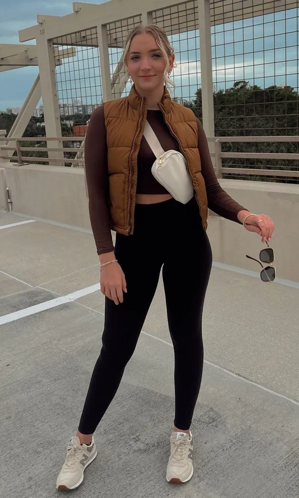 Caramel brown old navy puffer  - Image 3