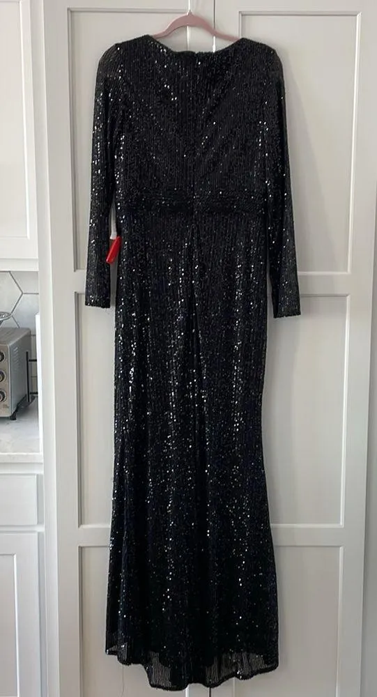 Mac Duggal Long Sleeved Sequin Gown NWT - Image 9