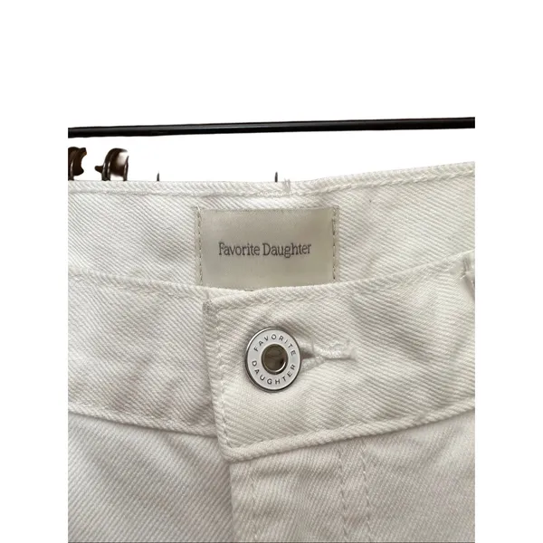 Favorite‎ Daughter The Tommy Mid Rise Boyfriend Jean Size 31 White Anthropologie - Image 9