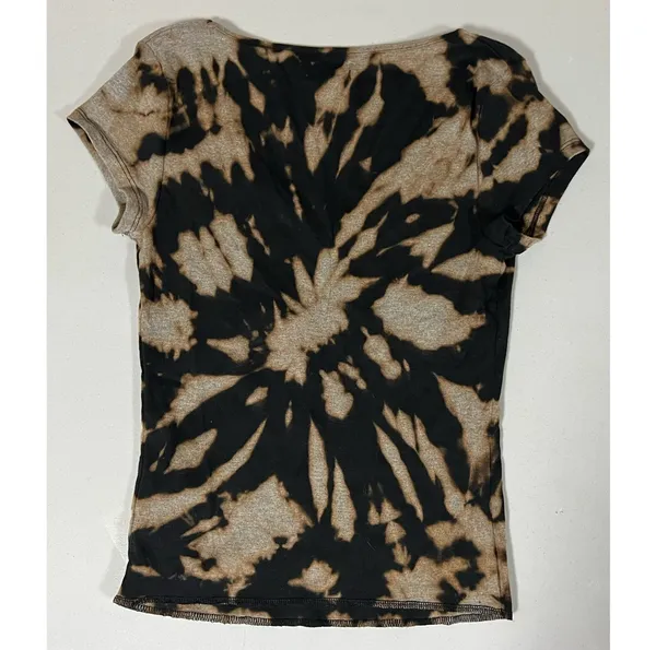 Wild Fable Black Acid-Wash Tie Dye Short Sleeve Tee T-Shirt Top Blouse Size XS 🖤✨ - Image 2