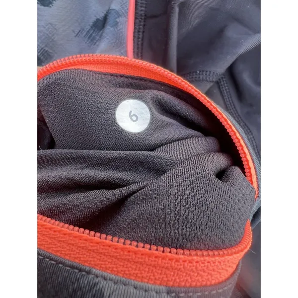 Lululemon Athletica Pace Rival Crop *22" Womens‎ Crop Leggings Black coral 6 - Image 5