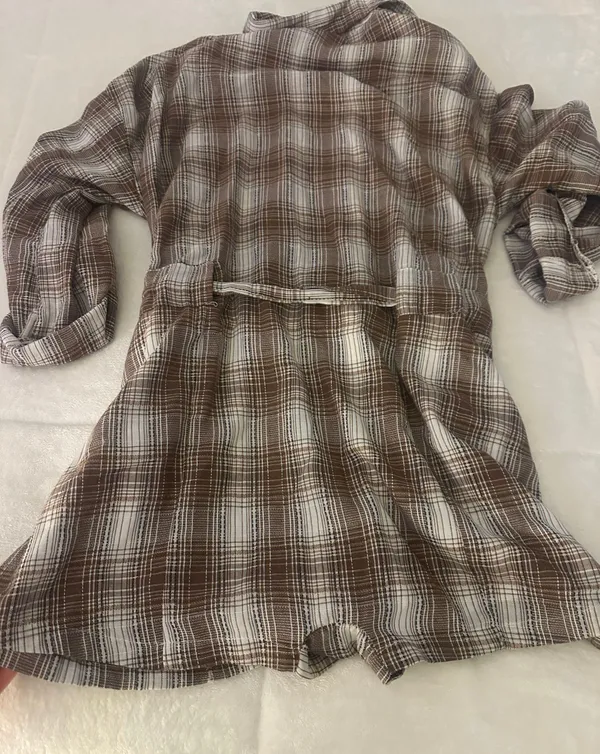 Flannel Romper Size L - Image 3