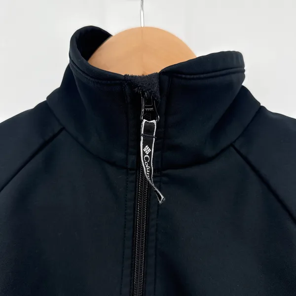 Columbia Womens Softshell Jacket Black Full Zip Size‎ Small Zip Pockets Outdoors - Image 4