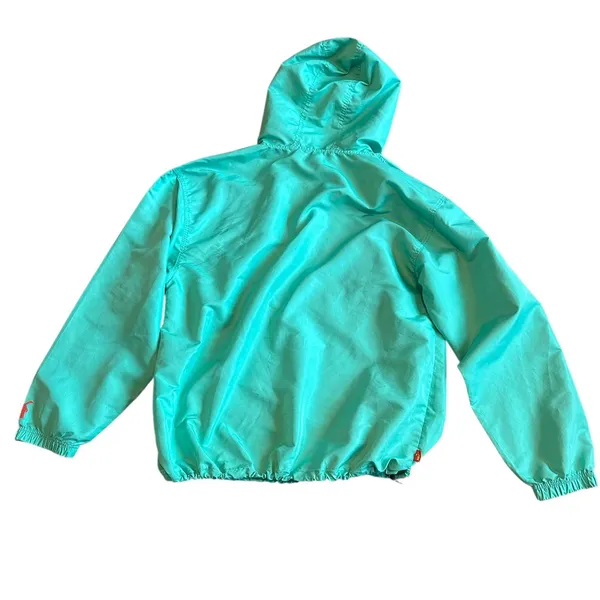 Dutch Bros Coffee Teal Pullover Windbreaker Jacket w/ Logo Size X-Large Women's - Image 9