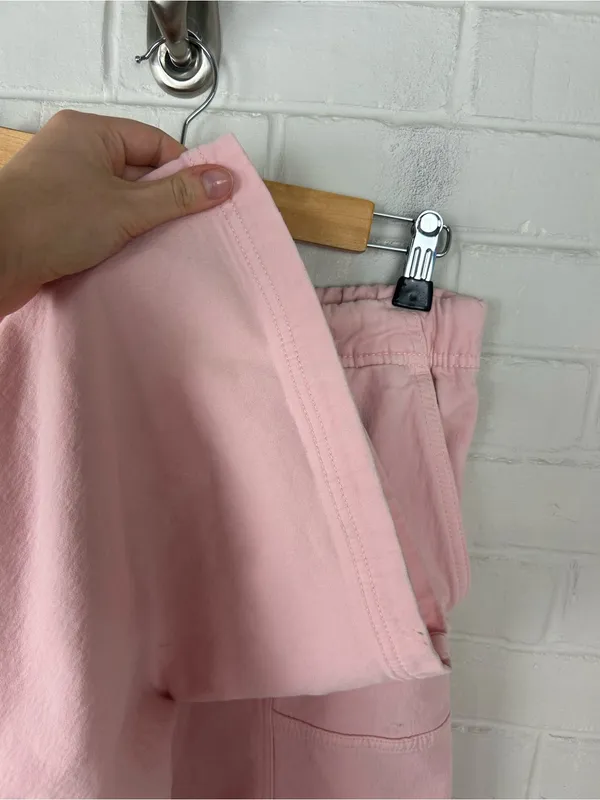 Aerie Me-Day Tie Waist Pants in Tender Heart Pink Size M - Image 12