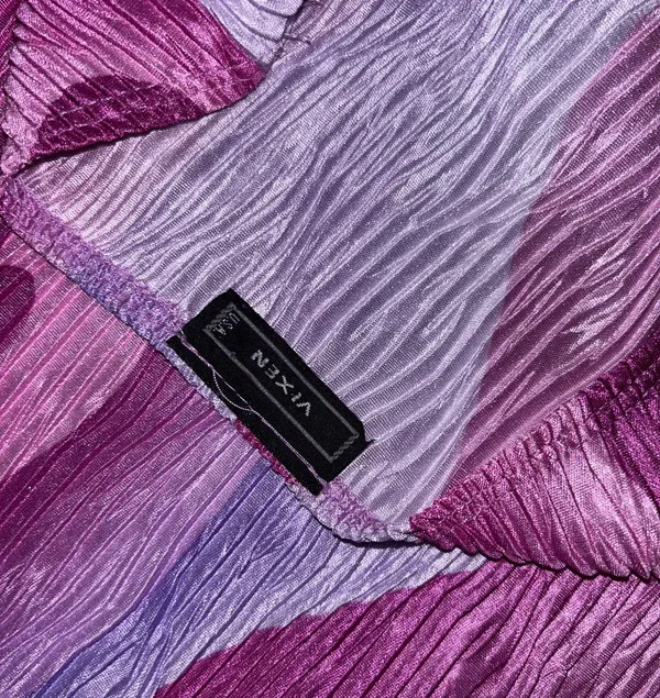 Vixen Going Out Top Purple Waves Tank Cropped - Image 3