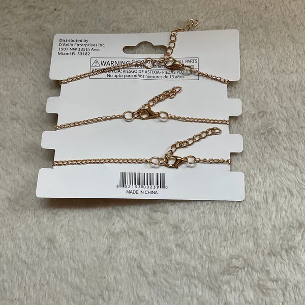 D Bello 3 bracelet set Gold - Image 4
