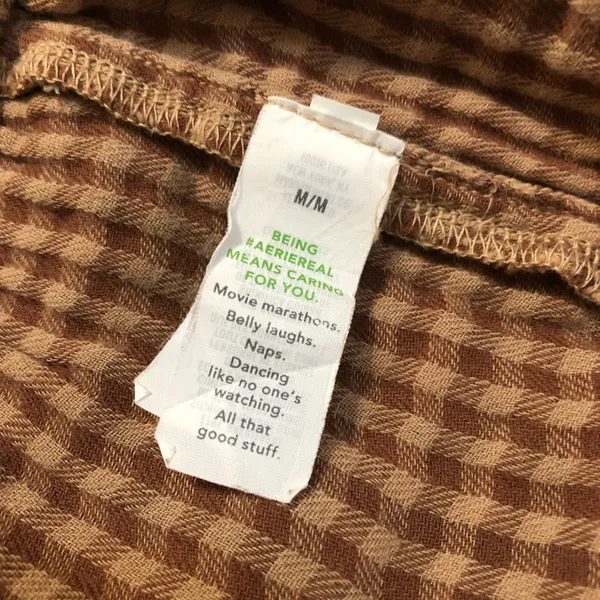 Aerie Checked Out Soft Gauze Sleep Shorts - Image 5