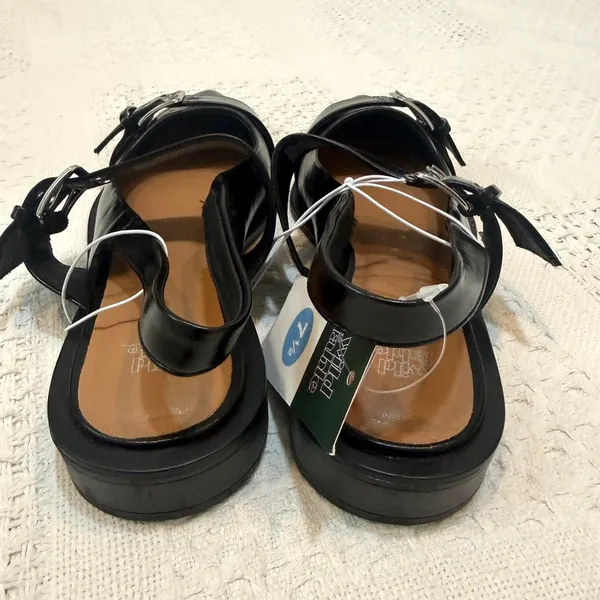 Wild Fable 7.5 Peyton pointed toe double buckle slingbacks 3630 - Image 4