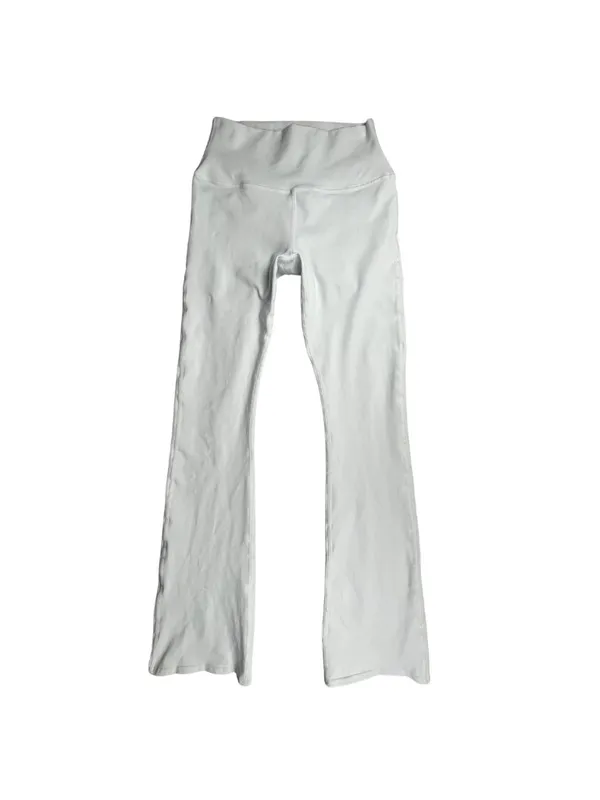 Alo Yoga High-Waist Airlift Flare Leggings White Size Small - Image 2