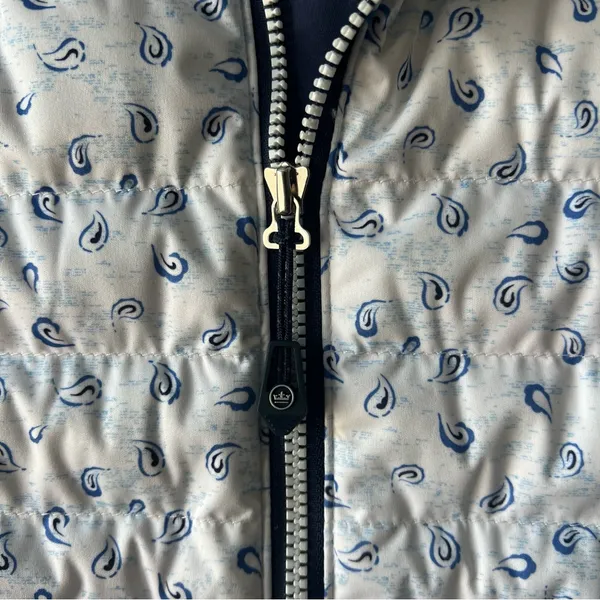 Peter Millar Women's Fuse Elite Hybrid Paisley Vest Size Medium - Image 6