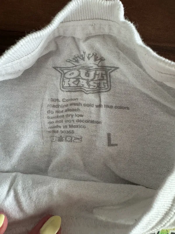 Men’s Outcast graphic tee White Size L - Image 2