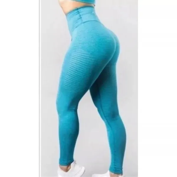 Alphalete Halo Leggings Vivid Teal Blue Womens Size Large - Image 5