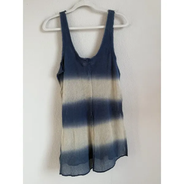 Free People We The Free Women's Joni Maxi Cotton Sleeveless T-Shirt Tank Top Navy Size XS - Image 8