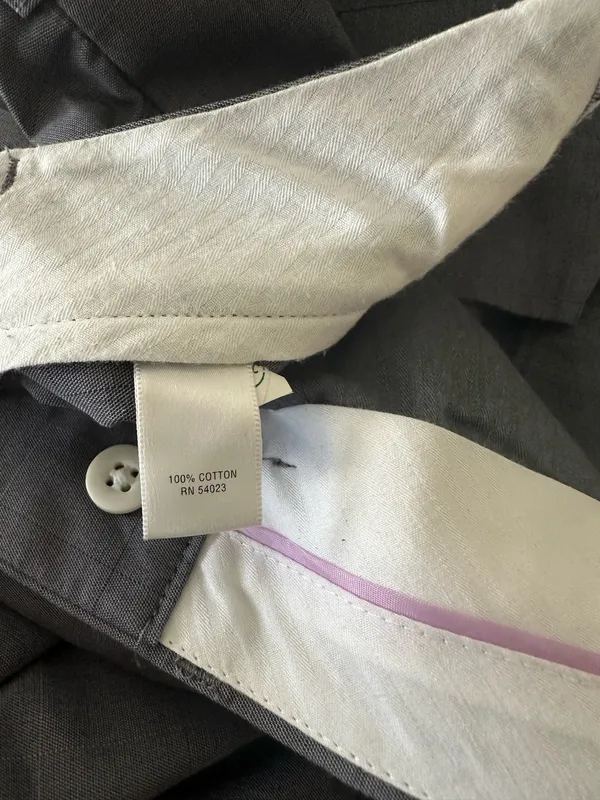 Banana Republic The Martin Fit Women’s Sz 10 Grey Cuffed Ankle Pans Tapered. - Image 8