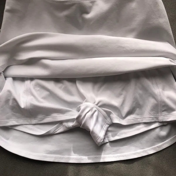 Alo Alosoft Courtside Tennis Dress White L - Image 6
