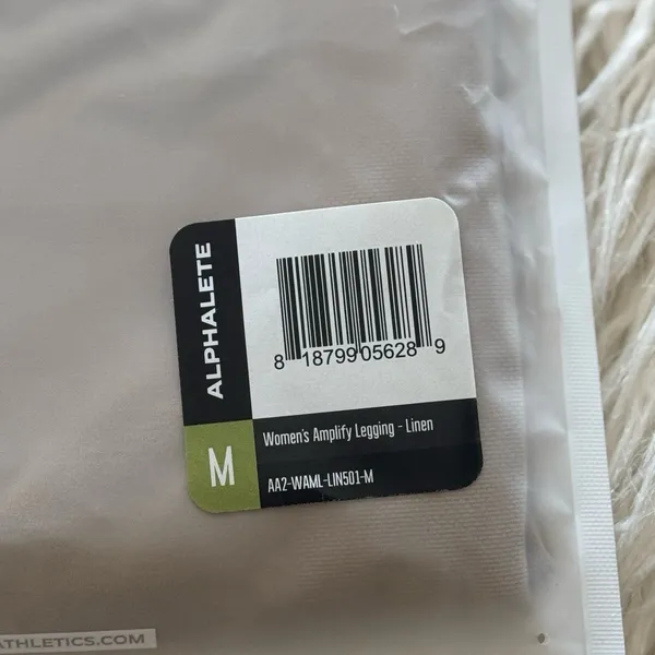 Alphalete Amplify Leggings Linen Size Medium - Image 3