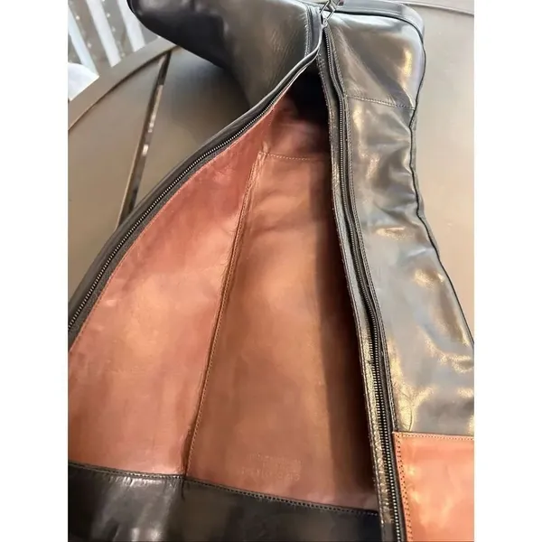 Cole Haan Air Daelin Riding Boots Black Brown Size 5.5 B - Image 14