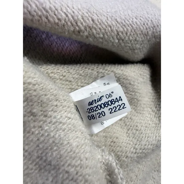 Aerie Pullover Cowl Neck Sweatshirt Sz Med Oversized Fall Festival Cottage D39 - Image 7
