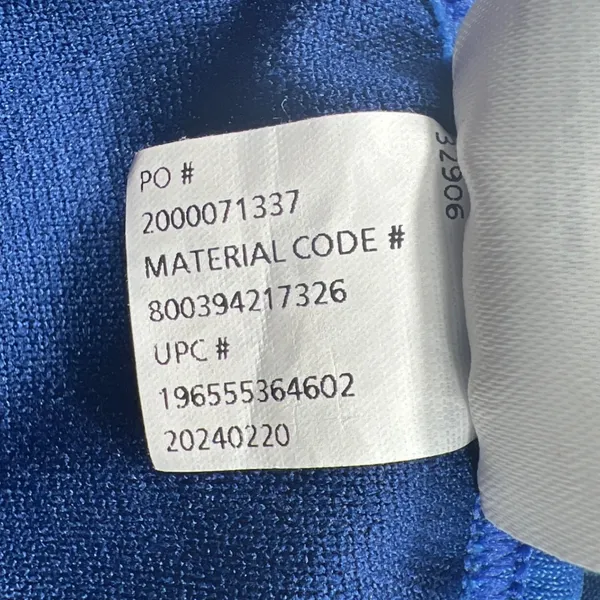 Speedo Double Crossback One Piece Blue Size 24‎ Racing Swimsuit Activewear EUC - Image 10