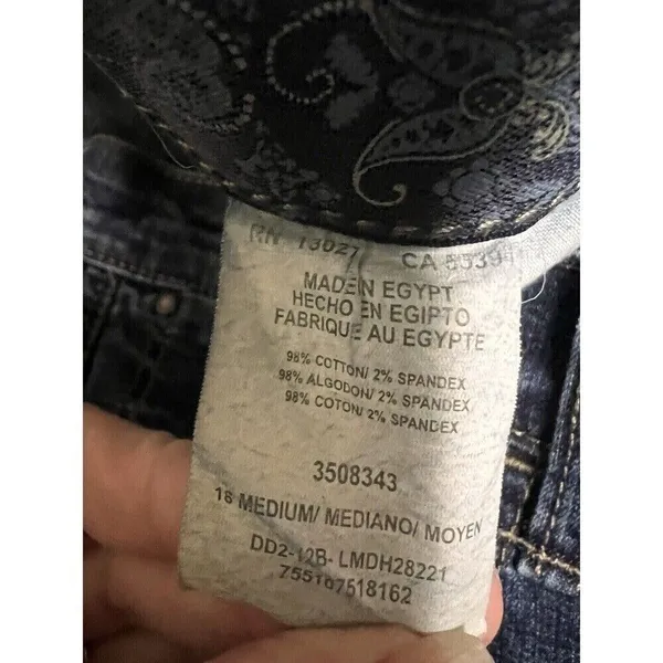 Lee Comfort Waistband Bootcut Women's size 33x29 33w Blue Jean‎ - Image 6
