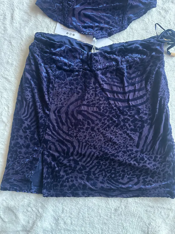 Outcast Clothing Gigi Crop Top & Skirt - Image 6