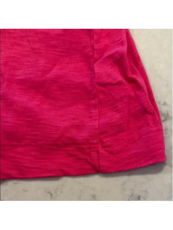 Fleur Bleue Pink T-Shirt Dress XL Pockets - Image 2