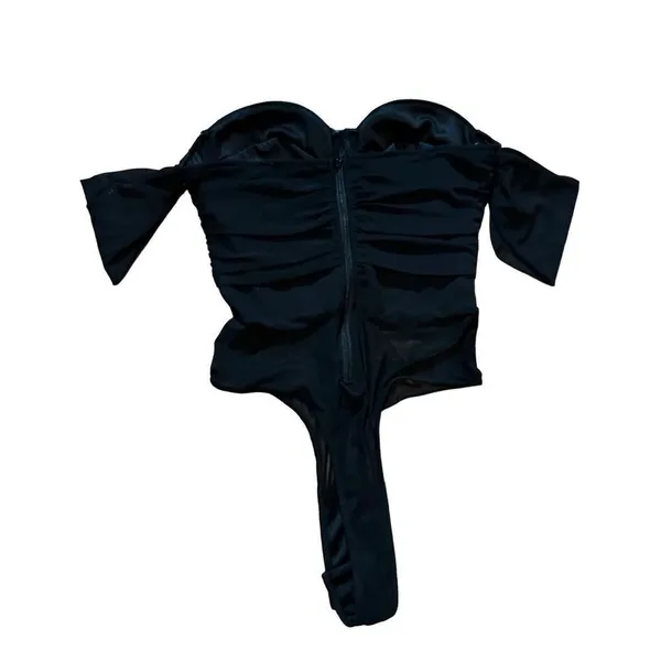 Windsor women’s black off-the-shoulder bodysuit‎ sz S - Image 2