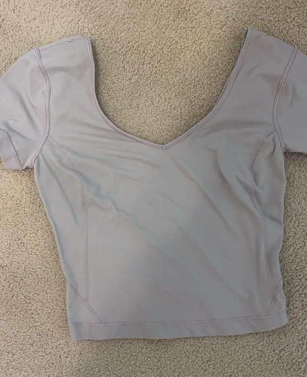 Lululemon Grey Align T-Shirt - Image 2