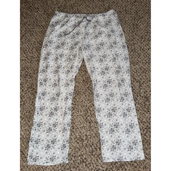 Goodnight Kiss Women's Gray Thermal 2pc Pajama Set Size‎ XL - Image 8