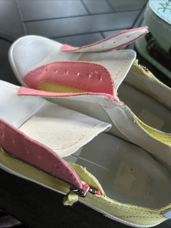 Dolce Vita Miya preppy colorful neon side zip sneakers ladies size 8.5 M US retr - Image 5