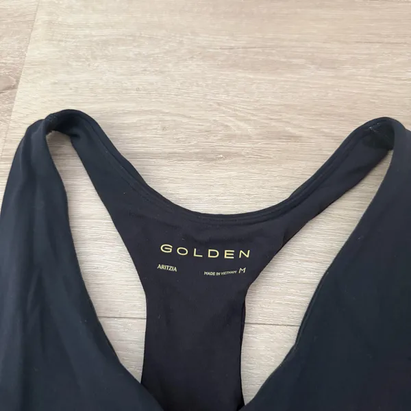 Aritzia Golden Black Matchpoint Dress - Image 4