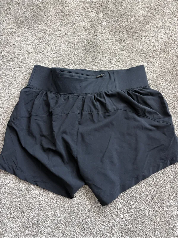 Women’s Under Armour Black Highwaisted Running Shorts - Image 5