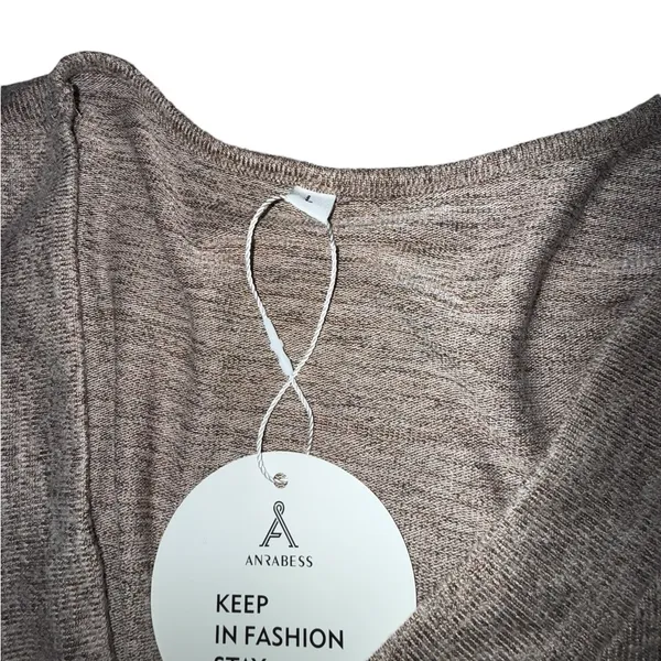 NWT Women's Anrabess V-Neck Long Sleeve Top Large - Image 6