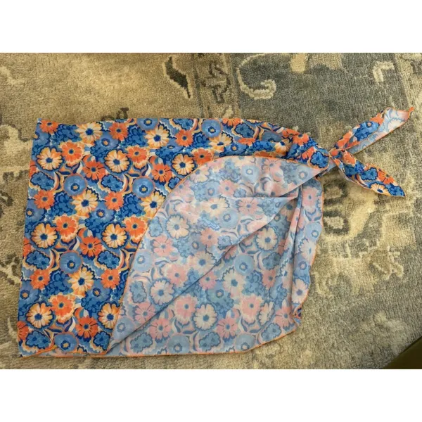 Kulani Kinis Floral Sheer Mesh Cover- Up Sarong Sz M NEW - Image 10